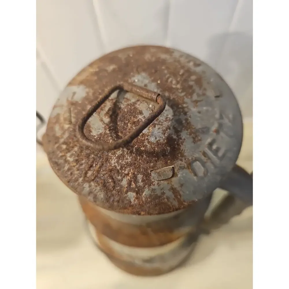 Antique Dietz No. 2 D-Lite‎ Lantern Railroad Hurricane Tubular Oil H Loc Nob NY